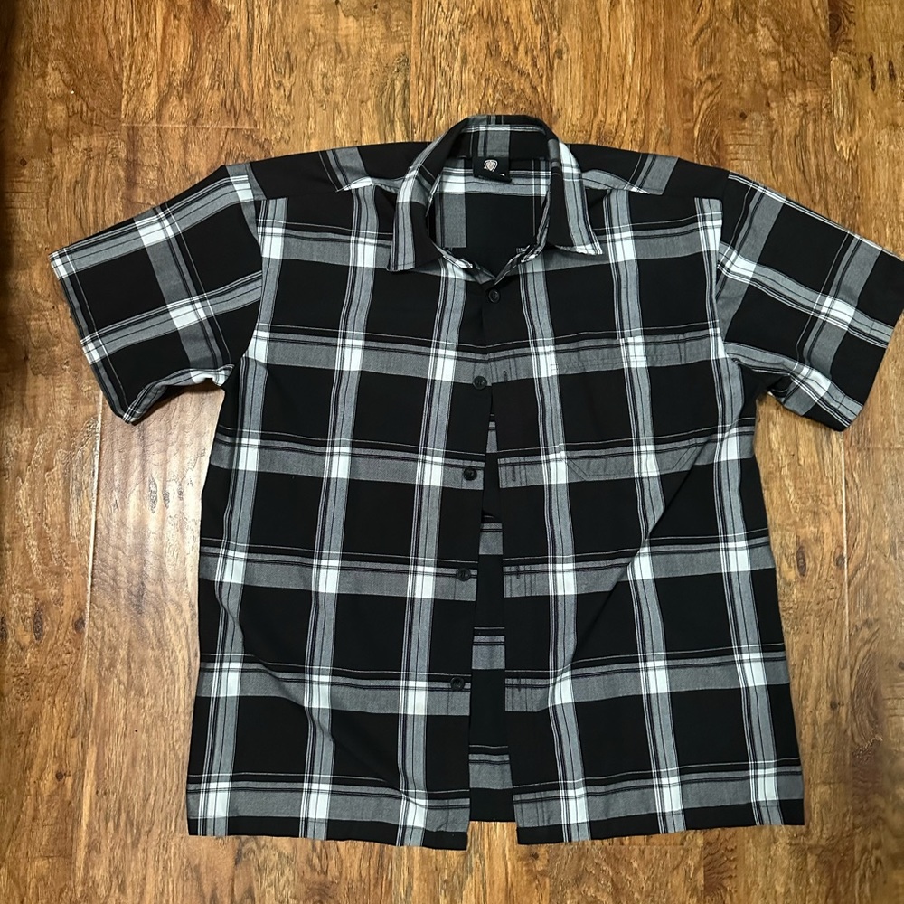 Plaid button up shirt